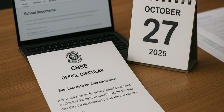 CBSE Reminder 6: Today Is the Last Day for Correction in LOC Data 2025-26