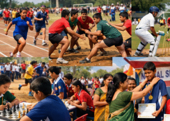 Khanpur: Students Showcase Talent on Day 2 of Annual Sports Meet at Uma Public School, Winners Felicitated
