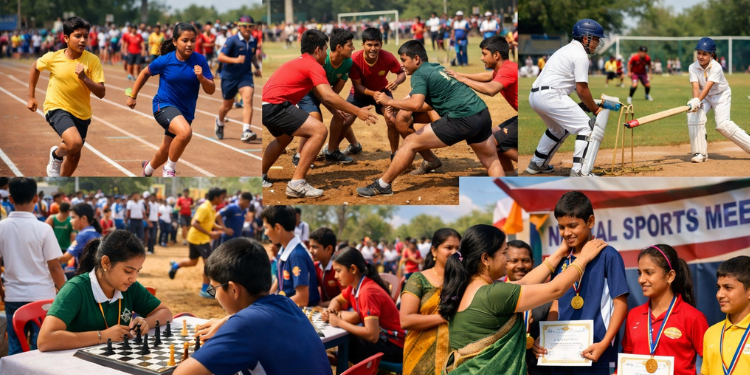 Khanpur: Students Showcase Talent on Day 2 of Annual Sports Meet at Uma Public School, Winners Felicitated