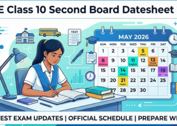 CBSE Releases Class 10 Second Board Examination Datesheet 2026