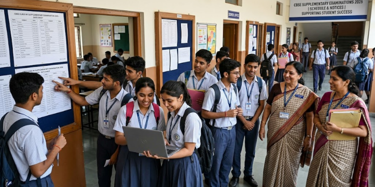 CBSE Releases Date Sheet for Class XII Supplementary Examination 2026