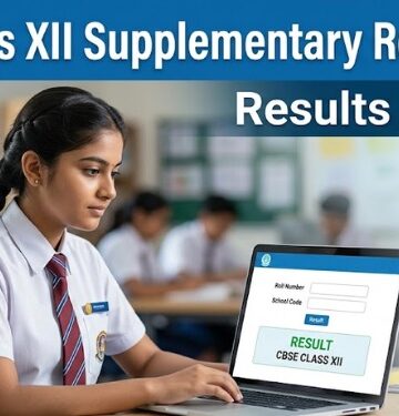 CBSE Declares Class XII Supplementary Examination Results 2026
